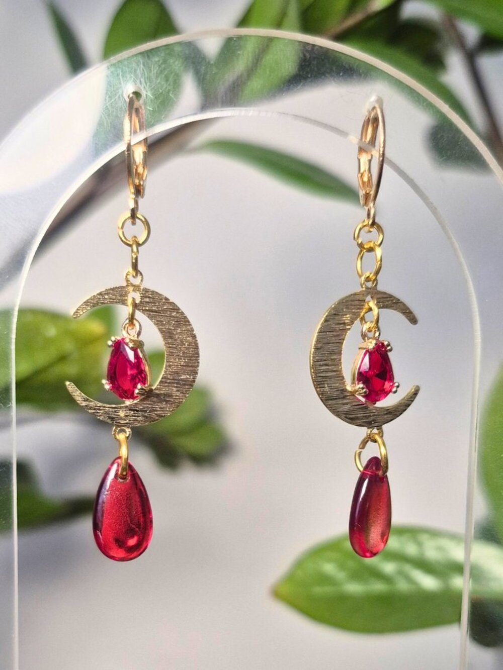 Blood Moon Earrings
